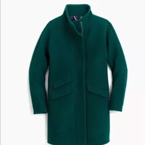 NWT J.Crew Heather Forrest Cocoon Coat, size P4